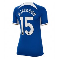 Chelsea Nicolas Jackson #15 Domáci Ženy futbalový dres 2023-24 Krátky Rukáv